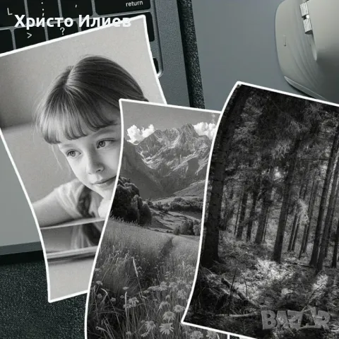 Детска камера с функция за печат Детски фотоапарат с дисплей за моментни снимки Лилав, снимка 7 - Други - 50081277