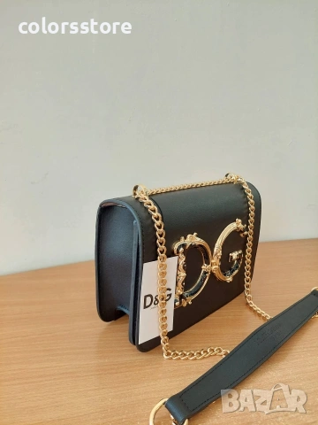 Черна луксозна чанта D&Gabbana/SG373, снимка 3 - Чанти - 53788202