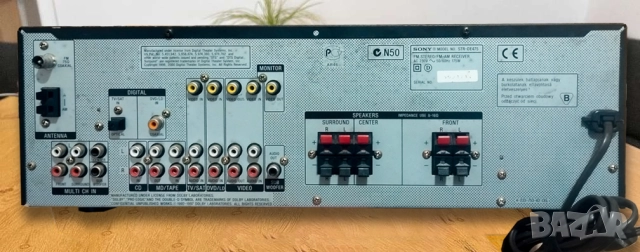 5.1 channel Dolby Digital AV receiver SONY STR-DE475 5x80W - ресивър усилвател amplifier, снимка 2 - Ресийвъри, усилватели, смесителни пултове - 52905304