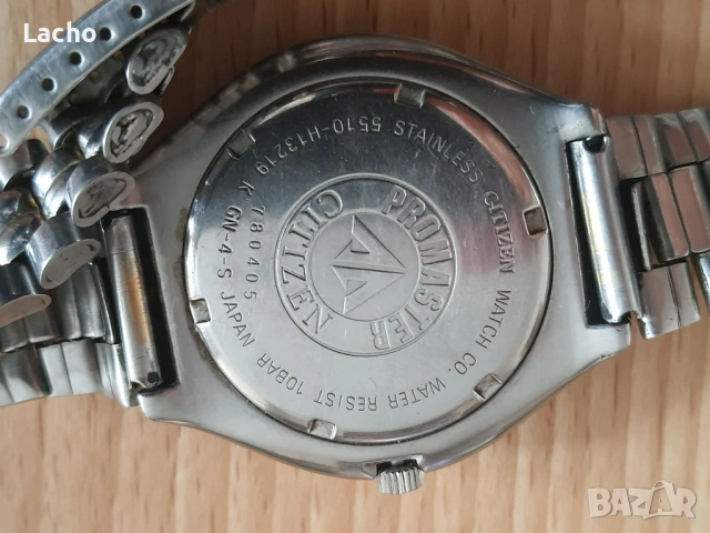 Citizen Promaster WR100 (5510-H13219) – Japan, Vintage Promaster, силна луминисценция, снимка 6 - Мъжки - 53623134