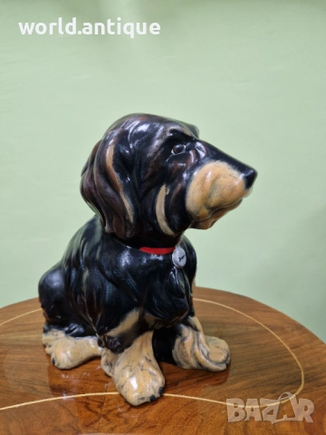 Страхотна антикварна немска керамична авторска фигура статуетка , снимка 8 - Статуетки - 53214303