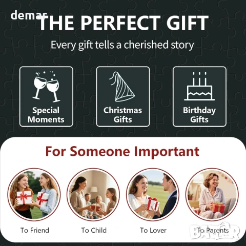 Страхотни пъзели за възрастни 300 части сладка алпака с кактусови цветя, снимка 7 - Пъзели - 53606548