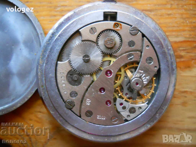 Джобен часовник " Молния " с два капака - работи, снимка 4 - Антикварни и старинни предмети - 36287100