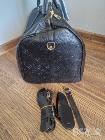 Страхотен пътнически сак LOUIS VUITTON, среден размер, с голяма дръжка , нов , снимка 5 - Сакове - 51357810