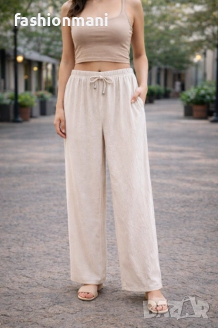 ДАМСКИ ПАНТАЛОНИ - 2 цвята - код 1281, снимка 2 - Панталони - 53667928