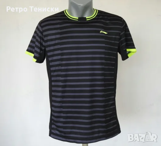 Тениска • Li-Ning • черно • размер M • Мъже
