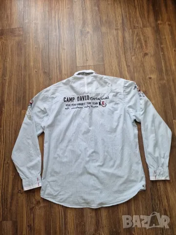 Страхотна мъжка риза CAMP DAVID размер XL , снимка 11 - Ризи - 50228981