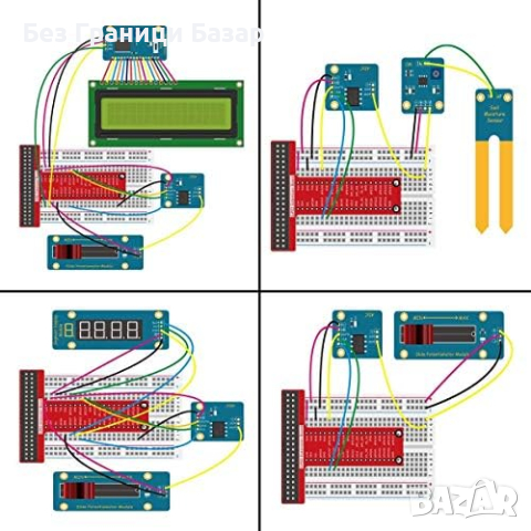 Нов Учебен Комплект Adeept 24 Модула за Raspberry Pi 4/3/2 B/B+ + Кодове, снимка 3 - Друга електроника - 44569033