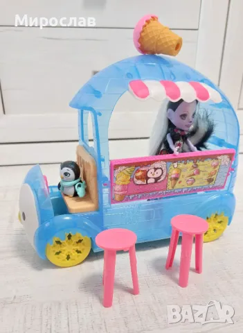 Детски комплект Enchantimals - Фургон за сладолед, снимка 3 - Играчки за стая - 49769799