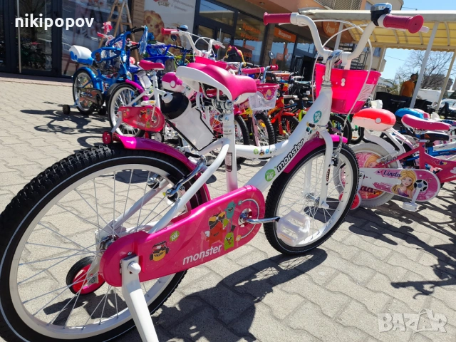 MONI Велосипед 20" 2081 розов, снимка 3 - Велосипеди - 53773418