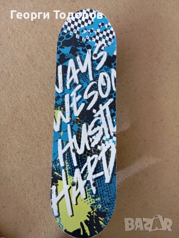 Скейт дъска Blue White 43x12.5cm