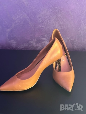 Next обувки на висок ток в цвят карамел, размер 36.5, снимка 7 - Дамски обувки на ток - 52319580