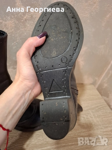 Дамски боти естествена кожа., снимка 4 - Маратонки - 52178821