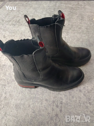 Черни дамски ботуши, снимка 6 - Дамски боти - 53654733