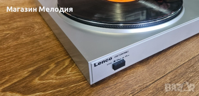 Грамофон Lenco L-3866 USB – С НОВА ИГЛА Turntable , снимка 11 - Грамофони - 53808430