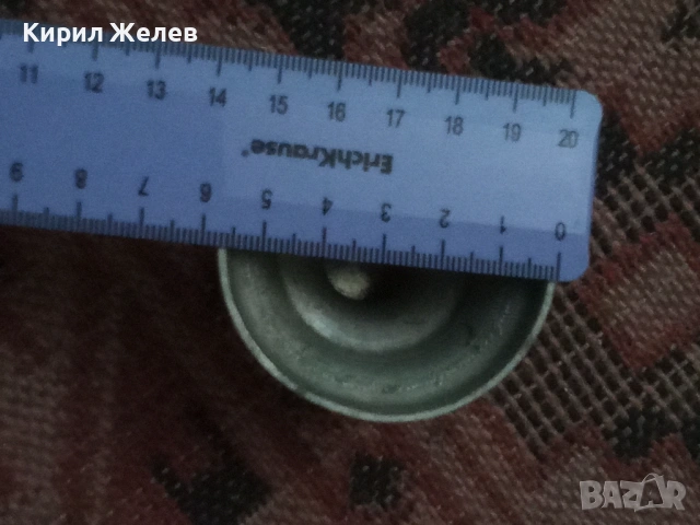 Месингов свештник 54286, снимка 4 - Антикварни и старинни предмети - 53639498