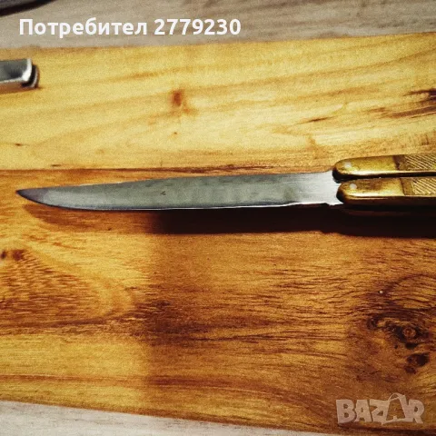 Нож Пеперуда стегнат масивен Нов!, снимка 2 - Колекции - 50437828