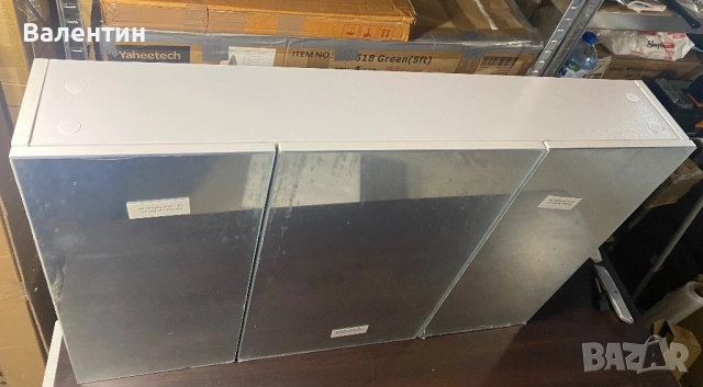 Стенен шкаф за баня с огледало, снимка 5 - Шкафове - 52686757