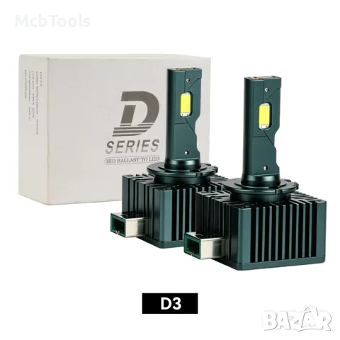 LED Крушки за Ксенон D3S – Plug & Play 6000K