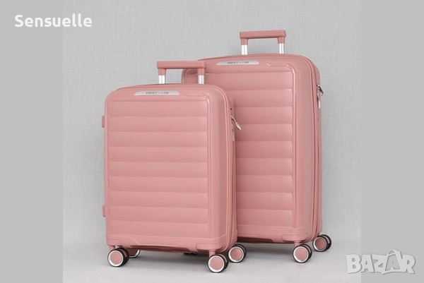 Комплект малък и среден куфар, снимка 4 - Куфари - 52585909