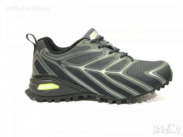 Юношески маратонки с водоотблъскваща материя в сиво-214F2