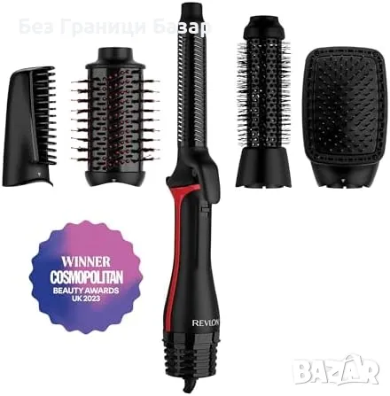 Нов REVLON One-Step 5 в 1 Мултистайлър за сушене, къдрене и обем коса жени прическа, снимка 4 - Други - 47274574
