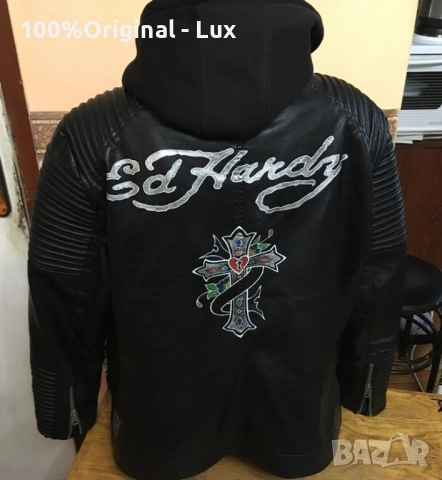 Don ED HARDY-orginal.Novo-3XL/2XL, снимка 9 - Якета - 52514384