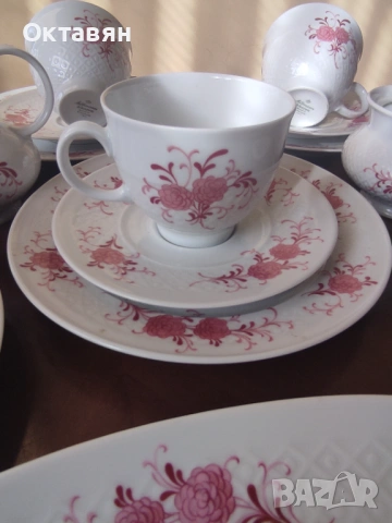 Порцеланов сервиз за чай,плато, снимка 9 - Сервизи - 53335045