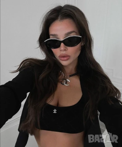 очила с черен обикновен калъф chanel versace , снимка 11 - Слънчеви и диоптрични очила - 50681989