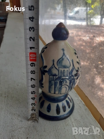 Стар руски порцелан Гжел, снимка 5 - Антикварни и старинни предмети - 53456717