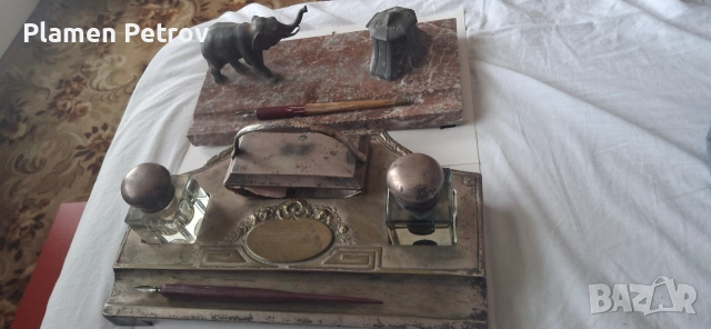 френска мастилница и друга , снимка 1 - Антикварни и старинни предмети - 44226295