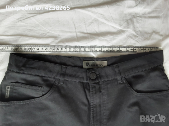 панталон "Alberto" спортно- елегантен, нов, черен, снимка 3 - Панталони - 52841334
