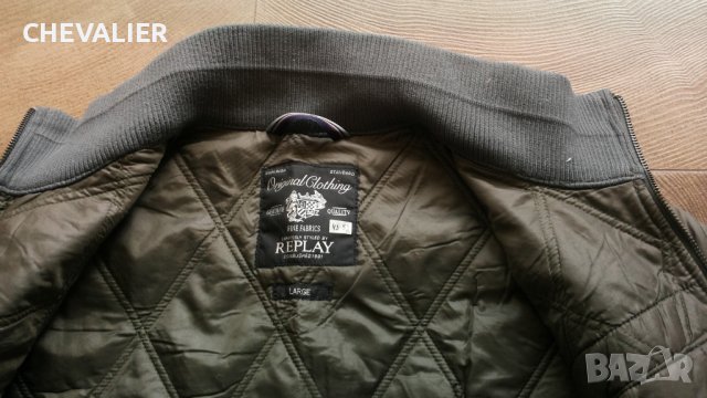 REPLAY Mens Jacket размер L мъжко яке 43-52, снимка 12 - Якета - 40703769