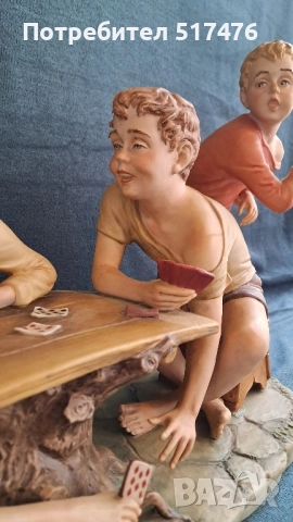 Capodimonte порцеланова композиция , снимка 4 - Статуетки - 52180704