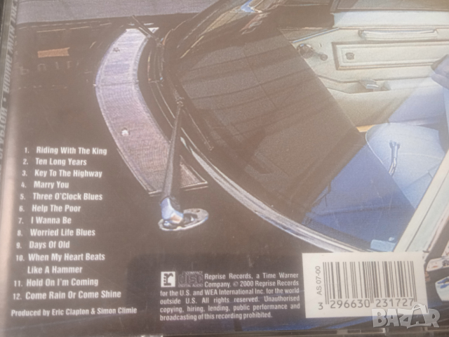 B.B. King & Eric Clapton – Riding With The King - аудио диск с музика, снимка 2 - CD дискове - 44733368