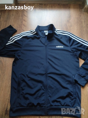 Adidas Essentials 3 Stripes - страхотно мъжко горнище КАТО НОВО Л, снимка 7 - Спортни дрехи, екипи - 53609902