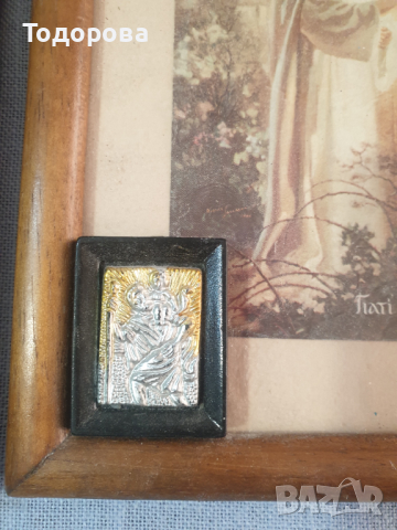 Лот 1- стари домашни икони - 4 броя, снимка 6 - Антикварни и старинни предмети - 44629193