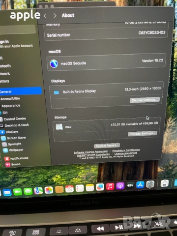 CTO 13" MacBook Pro A1989 Touch(2018)- i7/16GB RAM/512GB SSD, снимка 10 - Лаптопи за работа - 53083852