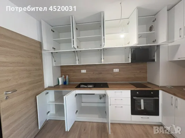 ЧИСТО НОВА г-образна кухня С УРЕДИ, снимка 4 - Кухни - 56161704