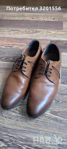 Мъжки официални обувки от естествена кожа , снимка 2 - Официални обувки - 53513267