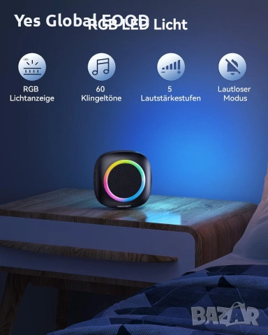 TECKNET безжичен звънец IP66 400 м с RGB индикация, снимка 2 - Друга електроника - 53234075