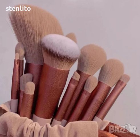 Нов комплект четки за грим 13 бр., снимка 3 - Комплекти и лотове - 41973890