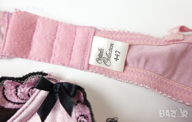 Cottelli Collection 80C розов сатенен сутиен с разкриващи чашки, снимка 13 - Бельо - 44791230