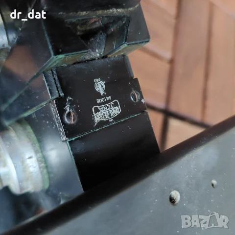 Стар микроскоп Carl Zeiss Jena, снимка 4 - Антикварни и старинни предмети - 38341458