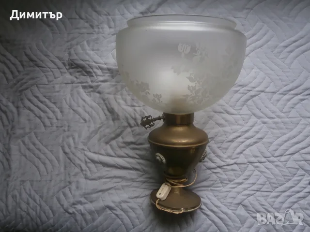 Антикварна лампа 46см.