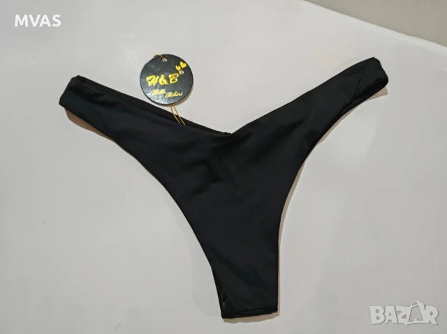 Нови дамски бански черни червени S M размер , снимка 2 - Бански костюми - 50956075