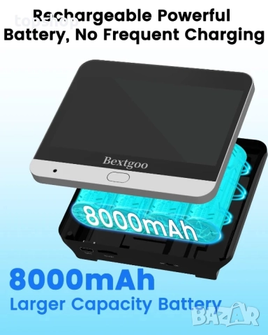 Нова шпионка за врата с 2K видеокамера, 32GB карта памет, 4.3" цветен монитор, батерия 8000mAh, 170°, снимка 4 - Аналогови камери - 51637811