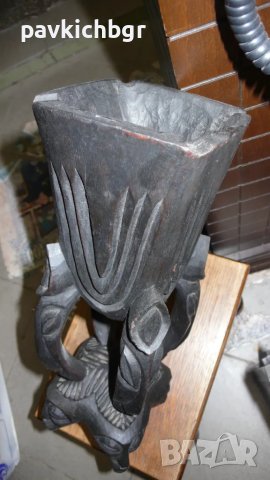 Африкански пепелник, снимка 4 - Антикварни и старинни предмети - 47946684