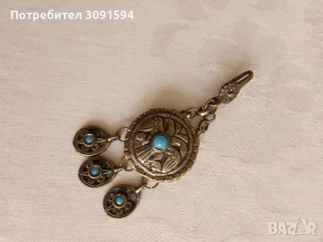 НАКИТ за НОСИЯ , БРОШКА възрожденски стил , снимка 2 - Антикварни и старинни предмети - 44419335