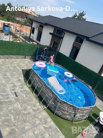 Басейн Bestway, Power Steel Comfort Jet Series Oval Pool Set, 610 x 366 x 122 см